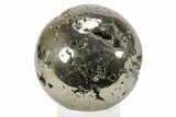 Polished Pyrite Sphere - Peru #231647-1